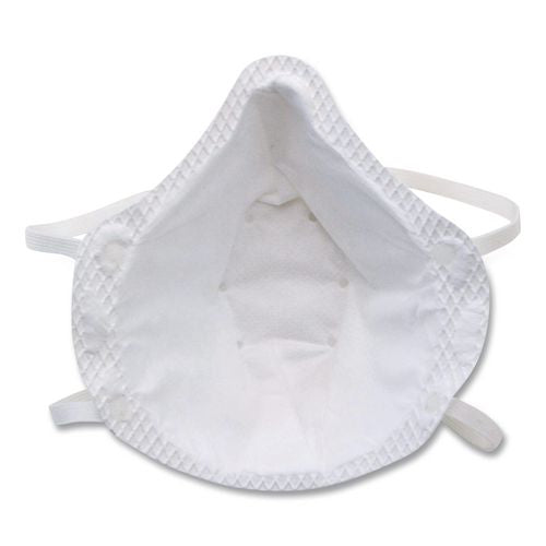 Image of Honeywell DC300N95 ONE-Fit N95 Single-Use Molded-Cup Particulate Respirator, One Size Fits Most, White, 10/Pack