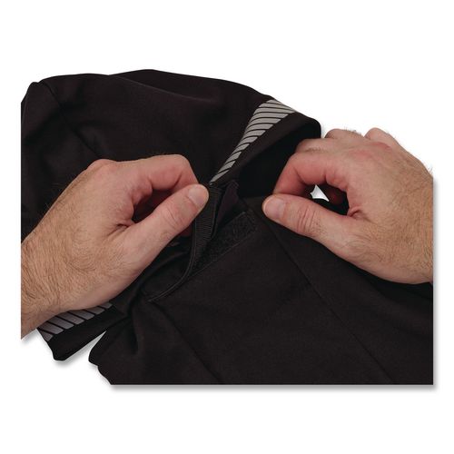 Image of ergodyne® 16861 N-Ferno 6831 Reflective Balaclava Face Mask 3-in-1, Polyester, One Size Fits Most, Black