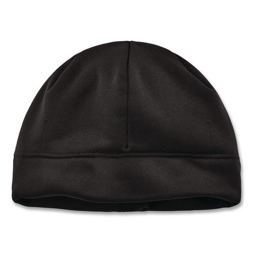 Image of ergodyne® 16911 N-Ferno 6808ZI Zippered Winter Beanie Hat with Bump Cap, One Size Fits Most, Black