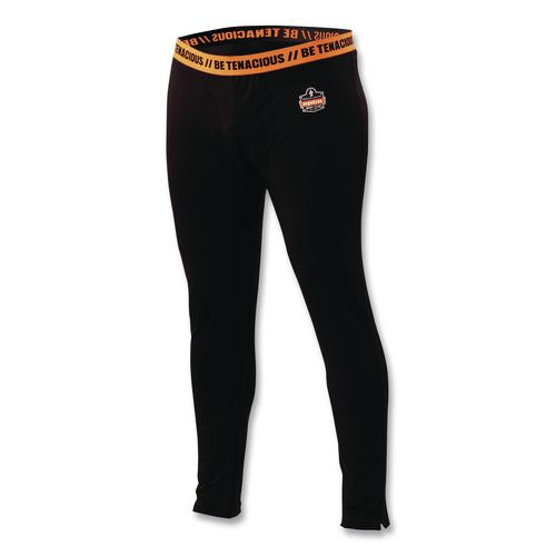 Image of ergodyne® 40808 N-Ferno 6480 Midweight Base Layer Pants, 4X-Large, Black