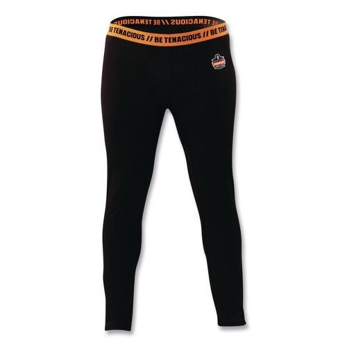 Image of ergodyne® 40808 N-Ferno 6480 Midweight Base Layer Pants, 4X-Large, Black