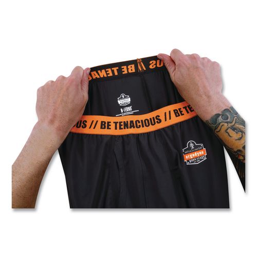 Image of ergodyne® 40802 N-Ferno 6480 Midweight Base Layer Pants, Small, Black