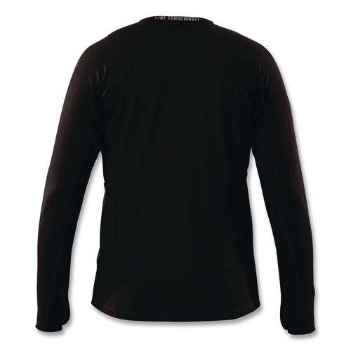 Image of ergodyne® 40208 N-Ferno 6435 Midweight Long Sleeve Base Layer Shirt, 4X-Large, Black
