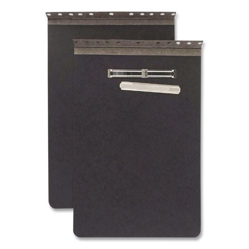 Image of ACCO A7019021A Presstex Report Cover With Tyvek Reinforced Hinge, Top Bound, Two-Piece Prong Fastener, 2" Capacity, 11 X 14, Black/black