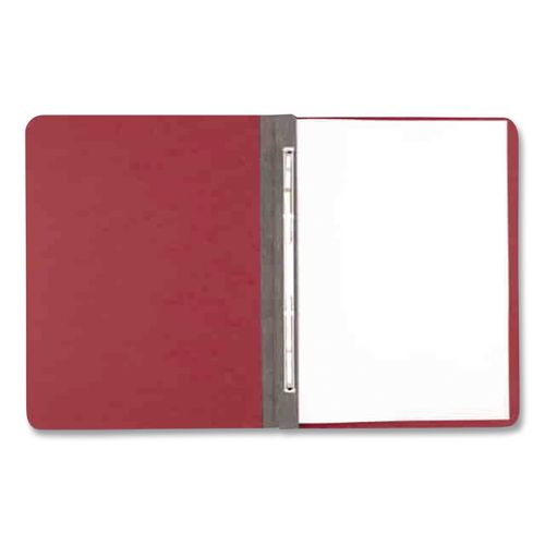 Image of ACCO A7025079A Presstex Report Cover With Tyvek Reinforced Hinge, Two-Piece Prong Fastener, 3" Capacity, 8.5 X 11, Executive Red