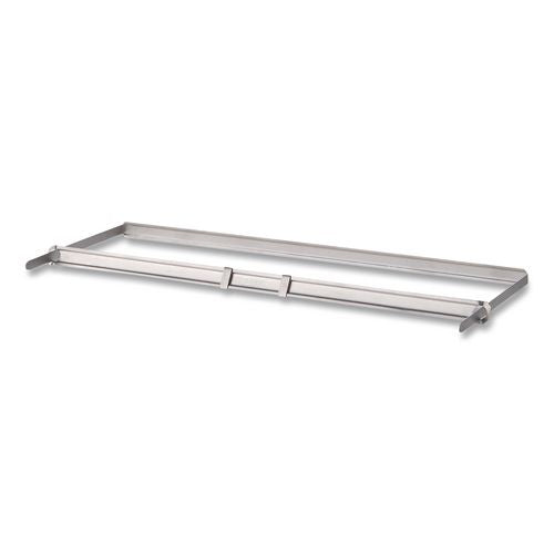 Image of ACCO Premium Two-Piece Two-Prong Paper Fastener Base and Compressor Sets, 3" Capacity, 8.5" Center to Center, Silver, 50/Box