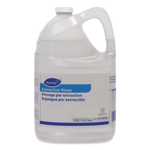 Image of Diversey 101109760 Carpet Extraction Rinse, Floral Scent, 1 Gal Bottle, 4/carton