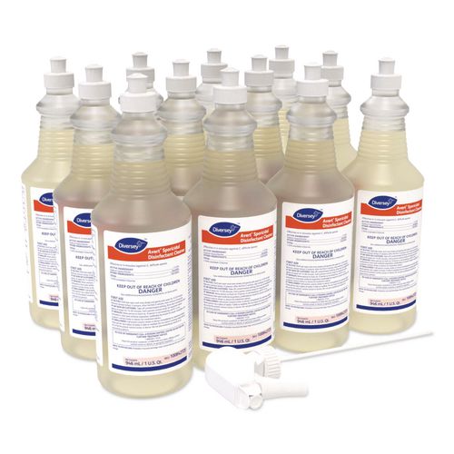 Image of Diversey 100842725 Avert Sporicidal Disinfectant Cleaner, 32 Oz Spray Bottle, 12/carton