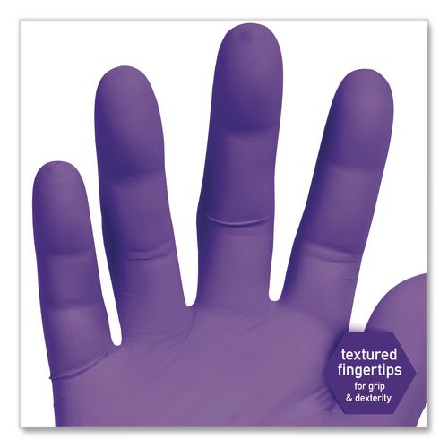 Image of Kimtech 55083 PURPLE NITRILE Exam Gloves, Powder-Free, Large, 6 mil Thick, 9.5" Long, Purple, 100/Box, 10 Boxes/Carton