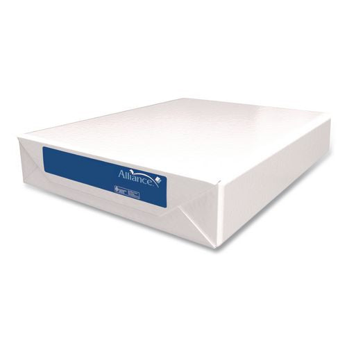 Image of Alliance Perforated and Punched Laser Cut Sheets, Micro-Perforated 3.5" from Bottom, 24 lb Bond Weight, 8.5 x 11, White, 500/Ream
