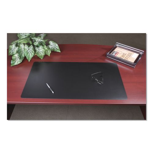 Image of Artistic® LT41-2M Rhinolin II Desk Pad with Antimicrobial Protection, 24" x 17", Black