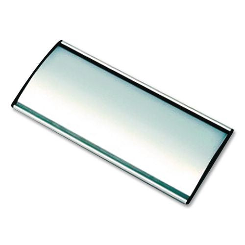 Image of Advantus 75390 People Pointer Wall/door Sign, Aluminum Base, 8.75 X 4, Black/silver