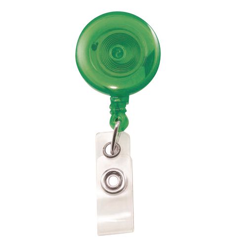 Image of Advantus 91161 Deluxe Retractable Id Card Reel, 30" Extension, Assorted Colors, 20/pack