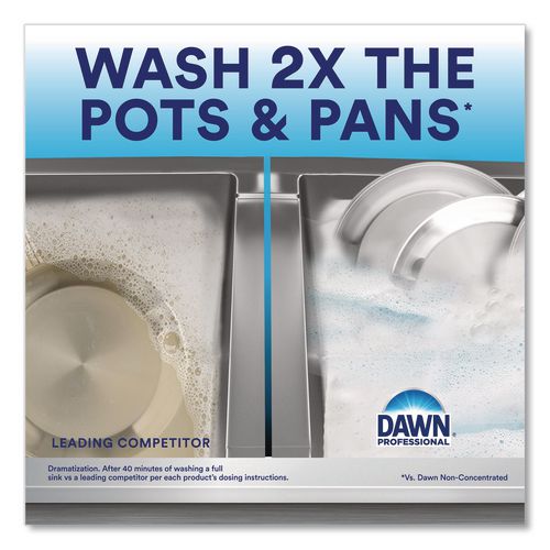 Image of Dawn® Professional 80366605 Manual Pot/pan Dish Detergent, Lemon, 38 Oz Bottle, 8/carton