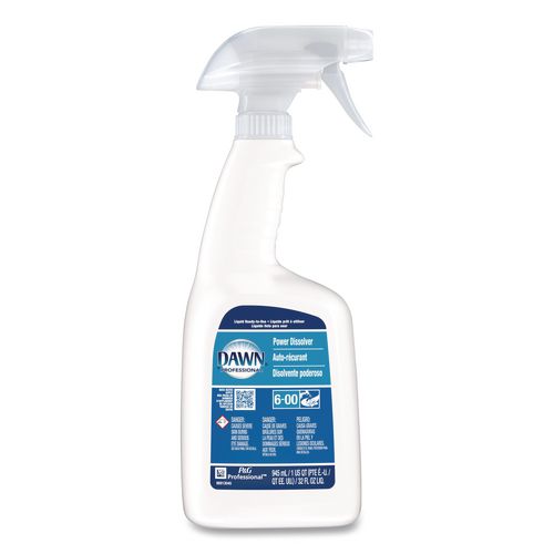 Image of Dawn® Professional 56037 Liquid Ready-To-Use Grease Fighting Power Dissolver Spray, 32 oz Bottles, 6 Bottles and 2 Trigger Sprayers/Carton