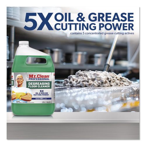 Image of Mr. CleanÂ® Professional Degreasing Floor Cleaner, 1 gal Bottle, 3/Carton