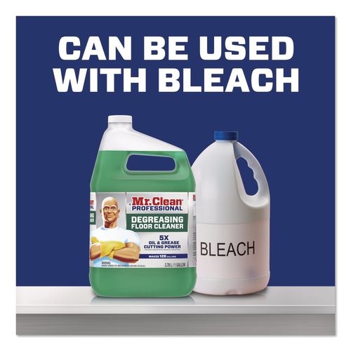 Image of Mr. CleanÂ® Professional Degreasing Floor Cleaner, 1 gal Bottle, 3/Carton