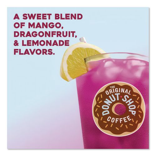 Image of The Original Donut Shop® 5000382824 ICED Refreshers K-Cup Pods, Mango Dragonfruit Lemonade, 20/Box, 4 Boxes/Carton