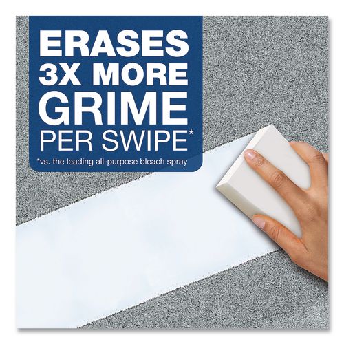 Image of Mr. Clean® 16449 Magic Eraser Extra Durable, 4.6 X 2.4, 0.7" Thick, White, 30/carton