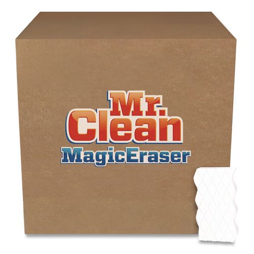 Image of Mr. Clean® 16449 Magic Eraser Extra Durable, 4.6 X 2.4, 0.7" Thick, White, 30/carton