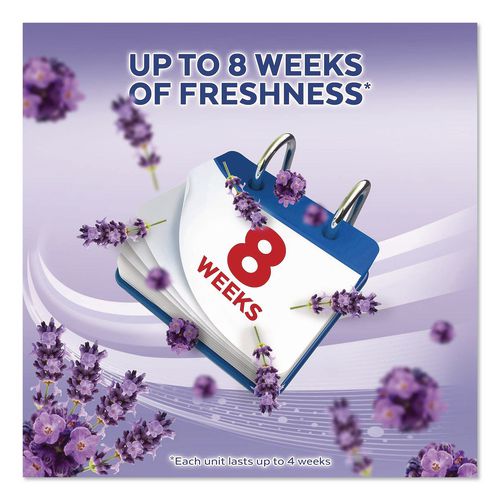 Image of LYSOL® Brand 19200-83722 Hygienic Automatic Toilet Bowl Cleaner, Cotton Lilac, 2/pack