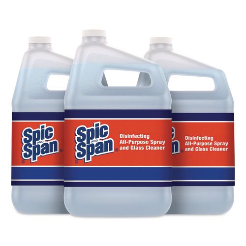 Image of Spic and Span® 58773 Disinfecting All-Purpose Spray And Glass Cleaner, Fresh Scent, 1 Gal Bottle, 3/carton