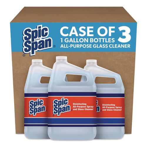 Image of Spic and Span® 58773 Disinfecting All-Purpose Spray And Glass Cleaner, Fresh Scent, 1 Gal Bottle, 3/carton