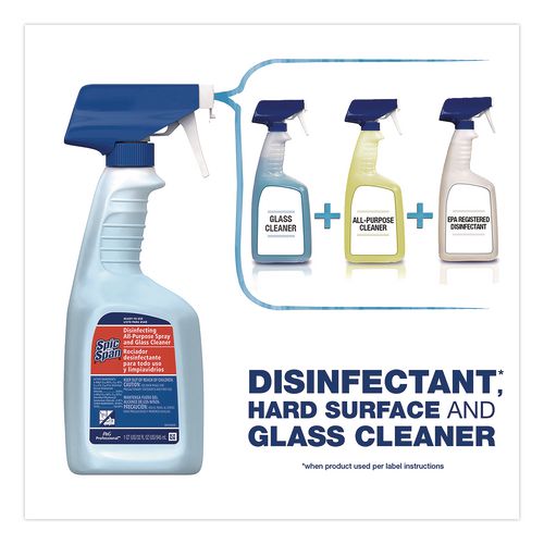 Image of Spic and Span® 58773 Disinfecting All-Purpose Spray And Glass Cleaner, Fresh Scent, 1 Gal Bottle, 3/carton