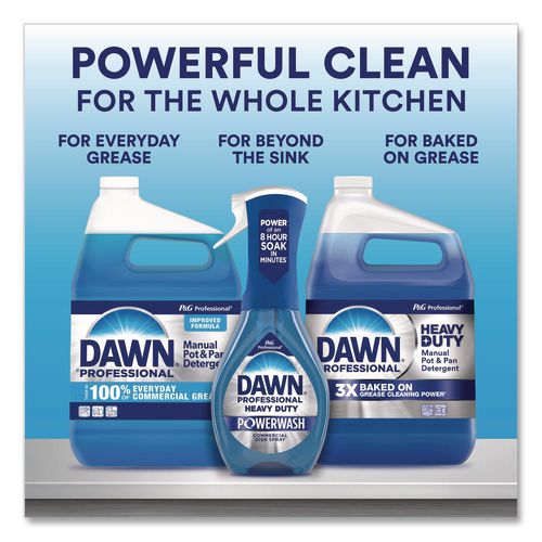 Image of Dawn® Professional 80730044 Heavy-Duty Manual Pot/Pan Dish Detergent, Original Scent, 38 oz Bottle, 8/Carton