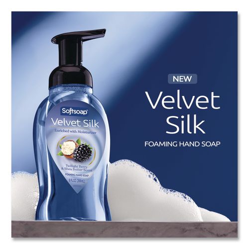 Image of Softsoap® 61052556 Velvet Silk Foaming Liquid Hand Soap, Twilight Berry and Shea Butter, 9 oz, 6/Carton