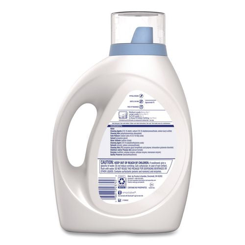 Image of Tide® Free and Gentle Liquid Laundry Detergent, HE Compatible, 64 Loads, 84 oz Bottle, 4/Carton