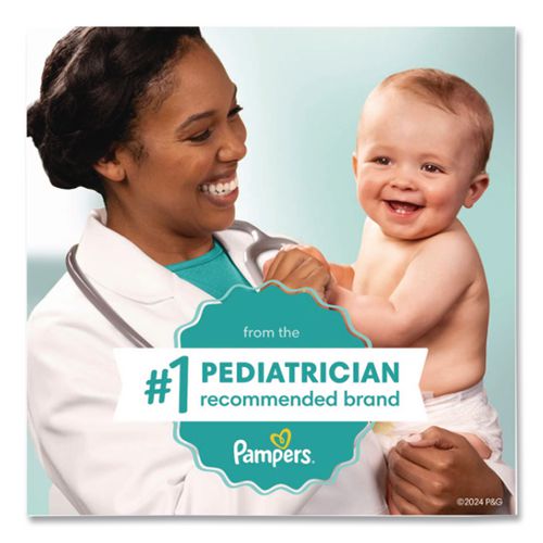 Image of Pampers® 80741436 Sensitive Baby Wipes, 1-Ply, 6.8 x 7, Unscented, White, 56/Pack