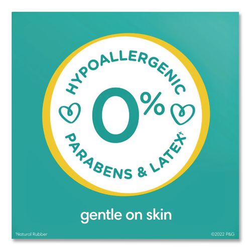 Image of Pampers® 80741436 Sensitive Baby Wipes, 1-Ply, 6.8 x 7, Unscented, White, 56/Pack