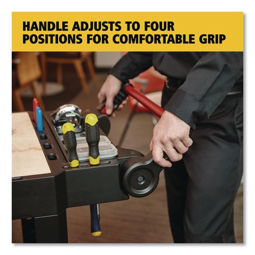 Image of Rubbermaid® Commercial 1997206 Heavy Duty Adaptable Utility Cart, Plastic, 2 Shelves, 500 lb Capacity, 17.8" x 46.2" x 36", Black