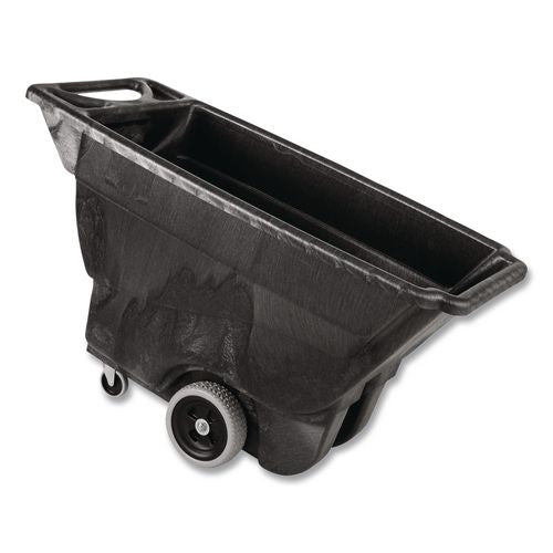 Image of Rubbermaid® Commercial FG9T1300BLA 0.5 cu yd Structural Foam Tilt Truck, Utility Duty, 450 lb Capacity, Black