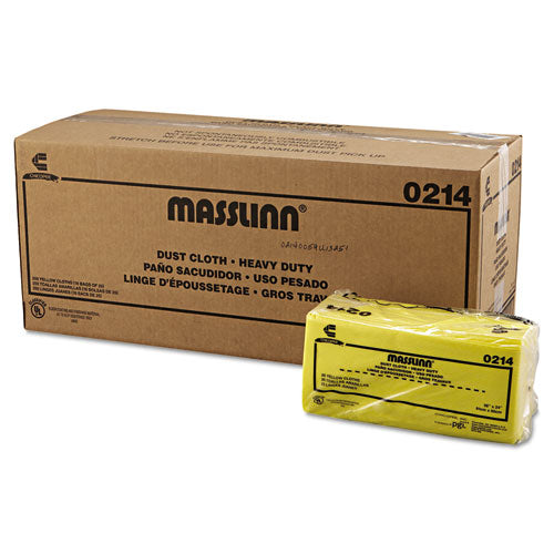Image of Chix® 0214 Masslinn Dust Cloths, 1-Ply, 24 x 40, Unscented, Yellow, 25/Bag, 10 Bags/Carton
