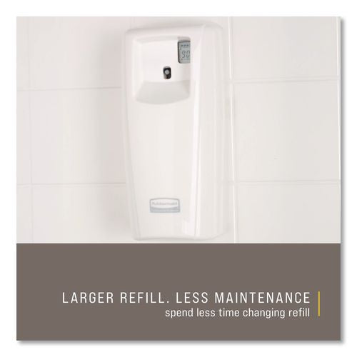 Image of Rubbermaid® Commercial 1793535 Tc Microburst Odor Control System 9000 Lcd, 3.6 X 4.33 X 8.75, White