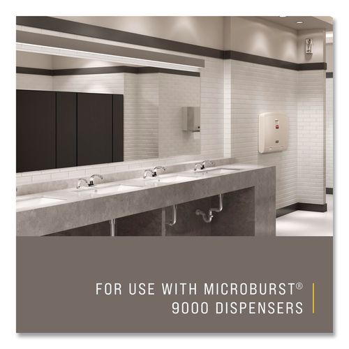 Image of Rubbermaid® Commercial FG4012441 Tc Microburst 9000 Air Freshener Refill, Linen Fresh, 5.3 Oz Aerosol Spray, 4/carton