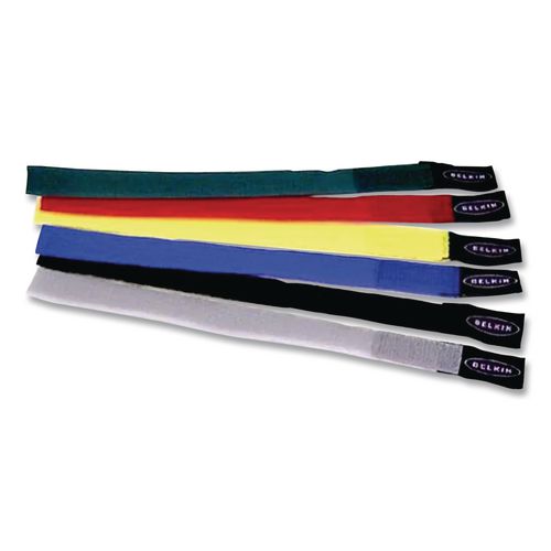 Image of Belkin® F8B024 Multicolored Cable Ties, 6/pack