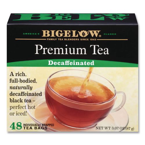 Image of Bigelow® RCB00356 Single Flavor Tea, Decaffeinated Black, 48 Bags/box