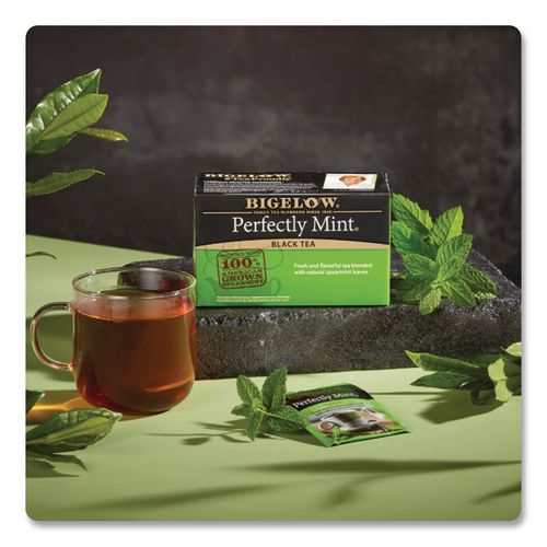 Image of Bigelow® RCB003441 Perfectly Mint Black Tea, 28/Box