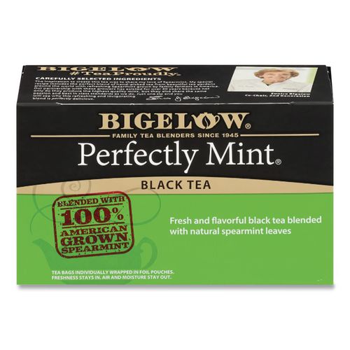 Image of Bigelow® RCB003441 Perfectly Mint Black Tea, 28/Box