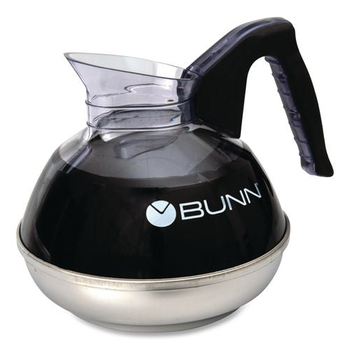 Image of BUNN® 06100.0101 Easy Pour Decanter, 64 oz, Black Handle