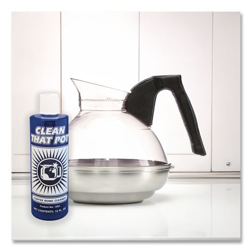 Image of Clean That Pot® CLE1001 Coffee Bowl Cleaner, 12 Oz Bottle
