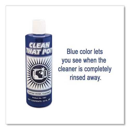 Image of Clean That Pot® CLE1001 Coffee Bowl Cleaner, 12 Oz Bottle