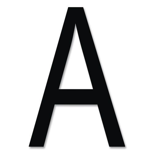 Image of ChartpakÂ® Press-On Vinyl Self-Adhesive Numbers and Uppercase Letters, 0.25" Tall, Black Characters, 610/Pack