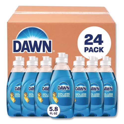 Image of Dawn® Ultra Original Liquid Dishwashing Detergent, 5.8 oz Bottle, 24/Carton
