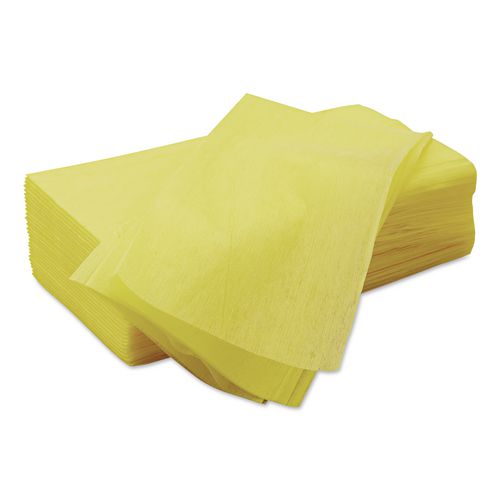 Image of Chix® 0214 Masslinn Dust Cloths, 1-Ply, 24 x 40, Unscented, Yellow, 25/Bag, 10 Bags/Carton