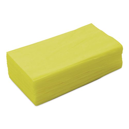 Image of Chix® 213 Masslinn Dust Cloths, 1-Ply, 16 x 24, Unscented, Yellow, 50/Pack, 8 Packs/Carton