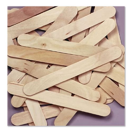 Image of Creativity Street® PAC3775-01 Natural Wood Craft Sticks, 4.5 x 0.38, 1,000/Box